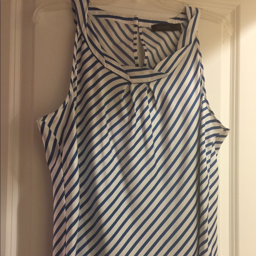 The Limited Sailor Stripe Blouse Tank